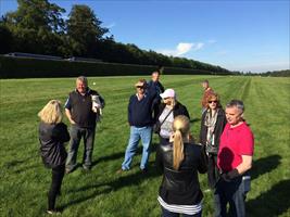 Outstanding English trainer Peter Chapple-Hyam talking to us about his Gallops about to take place
