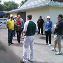 Kerry of Cambridge Stud talking to our group of clients