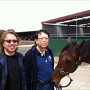 Michael Tang and Michael Lam at Booralite Park with Mikesan