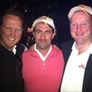 Michael and Wayne with Singapore trainer Michael Freedman