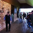 Rodney Schick talks to the group about Thorn Park .... Champion sire 10/11