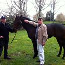 Russell Collins with Melbourne Cup Winner Shocking