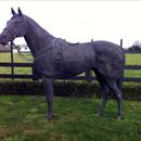 Statue of Melbourne Cup Winner 'Ethereal' at Pencarrow Stud