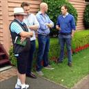 Yearling inspections at the Sydney Easter Sales with Campbell Duncan, Ben Ingham and Andy Williams
